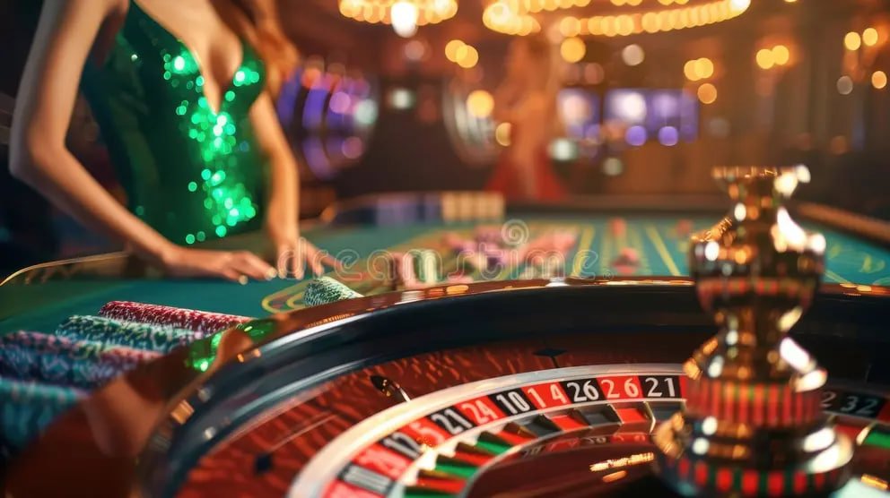 Ikon permainan live casino dengan dealer langsung